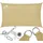 Tectake tectake® Sonnensegel, HDPE mit 185 g/m2 und 87 % UV-Schutz, für Balkon, Garten und Terrasse, umfangreiches Montagematerial