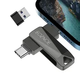 EOZNOE 256GB USB Stick für iPhone/iPad/Android Handy/Laptop/PC,USB-Flash-Laufwerk Speicherstick Externer Speichert mehr Fotos und Videos ohne APP