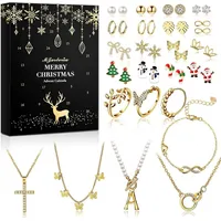 LuxusKollektion Schmuck-Adventskalender Weihnachts-Schmuck Adventskalender 2024 für Damen Mädchen, 24