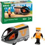 BRIO Orange-schwarzer Reisezug