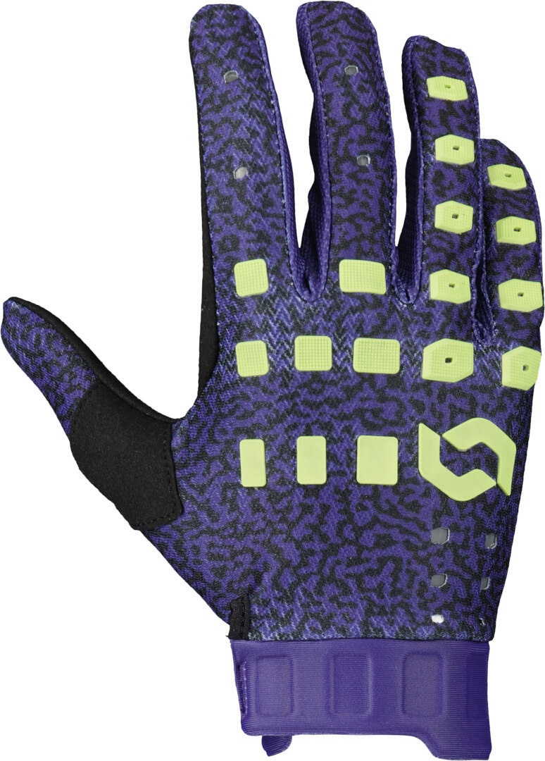 Scott Podium Pro Lila/Grün Motocross Handschuhe, grün-lila, Größe 2XL