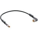 Belden 11867-1 Sensor-/Aktor-Steckverbinder, konfektioniert M12 Stecker, gerade, Buchse, gewinkelt 0.60 m Polzahl Sensoren: 4 1 St.