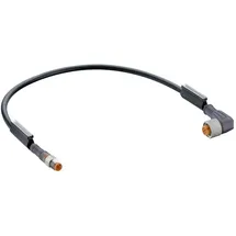 Belden 11867-1 Sensor-/Aktor-Steckverbinder, konfektioniert M12 Stecker, gerade, Buchse, gewinkelt 0.60 m Polzahl Sensoren: 4 1 St.