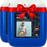 Cleanerist - Color Waschmittel flüssig für 350 Wäschen Buntwäsche - 2x 5l Flüssigwaschmittel Konzentrat für bunte & dunkle Wäsche - XXL Vollwaschmittel mit Frischeduft für 20-95°C, statt Pods, Pulver