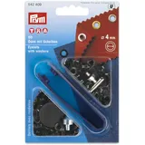Prym Ösen und Scheiben MS 4,0 mm brüniert