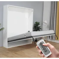JV Möbel Schrankbett 90 x 200 cm Weiß