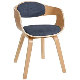 CLP Kingston Stoff blau/natura
