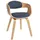CLP Kingston Stoff blau/natura