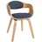 Stoff blau/natura
