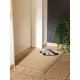 benuta nest Fußmatte Sana Cream 60x90 cm - Moderner Kurzflor-Teppich für Wohnzimmer