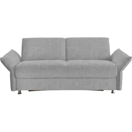 Bali Schlafsofa BALI "LINA, Dauerschlaffunktion, 140 u. 160 er Breiten", grau (hellgrau), B:234cm H:14cm, 100% PES, Sofas, Schlafsofa, durchgehender Lattenrost mit 6-facher Härtegradregulierung
