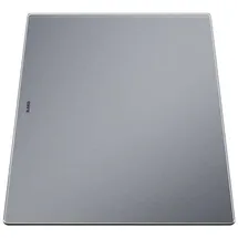 Blanco Schneidbrett aus Sicherheitsglas silber