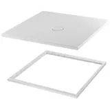 Bette BetteFloor Duschfläche 1661-000AS,T1 100x90cm, Antirutsch/Sense, Mini-Wannenträger, weiß,