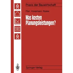 Was kosten Planungsleistungen?