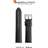 Hamilton Leder Jazzmaster Band-set Leder-schwarz-22/20 H690.387.104 - schwarz