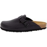 LICO Bioline Clog Pantoletten, Schwarz, 38 EU