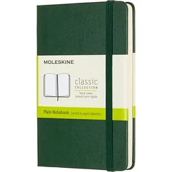 Moleskine Blanko Notizbuch P Waldgrün harter Einband