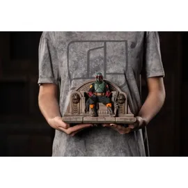 Iron Studios Star Wars - Boba Fett auf Thron Deluxe Statue 1/10