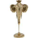 Kare Kerzenständer Elephant Head, Gold, 49cm