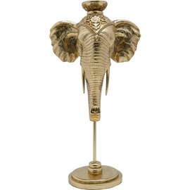 Kare Kerzenständer Elephant Head, Gold, 49cm