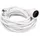 Generique Verlängerungskabel - 10 m - WEIß - 3G1.5 - STECKER-TYP E (französisches system)