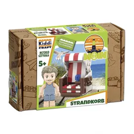 KiddiCraft Klemmbausteine Strandkorb 128-tlg. KC1303