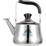 BESTonZON Flötenkessel Wasserkocher Pfeienfkessel mit Teesieb Edelstahl Teekessel für Herd pfeifender Wasserkessel Teekanne Kaffeekanne für Induktion Gasherd 1 L