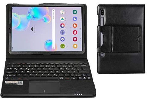 MQ für Galaxy Tab S6 10.5 - Bluetooth Tastatur Tasche mit Touchpad für Samsung Galaxy Tab S6 10.5 | Tastatur Hülle für Galaxy Tab S6 LTE SM-T865 WiFi T860 | Tastatur Deutsch QWERTZ