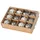 Boltze Weihnachtskugel Lola Ø 3 cm grau weiß 12 er Set