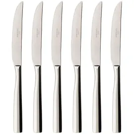 Villeroy & Boch Piemont Steakmesser Set 6-tlg. Silber/Weiß
