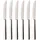 Villeroy & Boch Piemont Steakmesser Set 6-tlg. Silber/Weiß