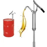 Kottwca Fasspumpe mit Hebelwirkung, Fasspumpe für 10.5 bis 52.8 Gallonen Fässer,Ölpumpe, 28L/Min, Ölabsaugpumpe für Dieselkraftstoff, Motoröl, Schmieröl und Getriebeöl