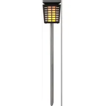 Sygonix Solarleuchte Kunststoff 63,0 cm inkl. Dämmerungssensor dunkelgrau