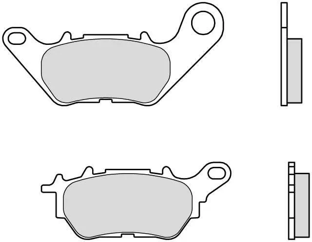 Brembo S.p.A. Rennradbremsbeläge aus Carbon-Keramik - 07YA53CC