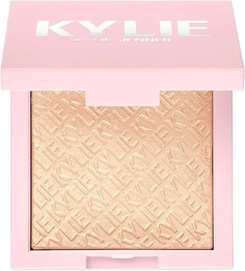 Kylie Cosmetics Kylighter Pressed Illuminating Powder 8 g #050 Cheers Darling – Veganer Highlighter für einen strahlenden Soft-Focus Glow (Champagner-Gold)