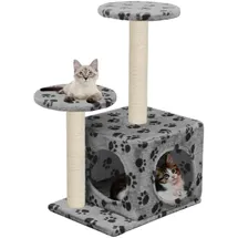 vidaXL Katzenbaum Kratzsäule 60 x 30 x 30 cm grau