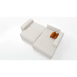 mebloland Ecksofa TOR mit Schlaffunktion. Farbe: Silver. - Hellgrau