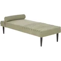 Beliani Chaiselongue Mauriac Stoff grün