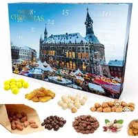 C&T Snack Adventskalender 2024 Weihnachtsmarkt | 24 Süßigkeiten wie man sie vom Weihnachtsmarkt kennt - Blau