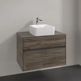 Villeroy & Boch Collaro Waschbeckenunterschrank 80 x 55 cm Stone Oak