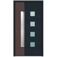 KNOCK Aluminium-Haustür »Marte«, anthrazit / sepiabraun