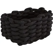 KLEINE WOLKE Korb, Schwarz, Länge 19 cm, Breite 14 cm, Höhe 10 cm, 8605926060