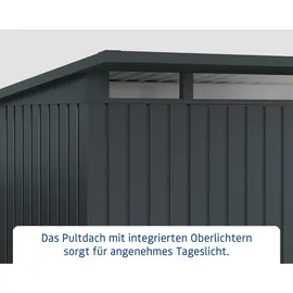 Hörmann EcoStar Gerätehaus 2,29 x 2,62 m Anthrazitgrau
