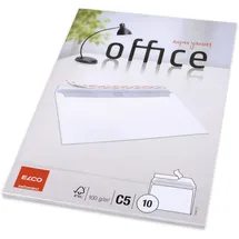 ELCO Briefumschlag Office 7446912, C5, oF hk weiß 10 St./Pack.