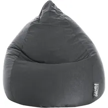 Sitting Point Sitzsack Easy XL Mikrofaser Grau Anthrazit
