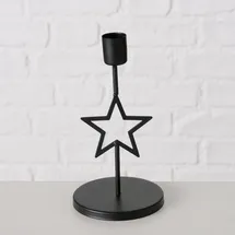 Boltze Teelichthalter Norga Metall Schwarz