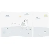 Kikkaboo Friends Gestreifte Faltmatratze 60/120/5 Cm - Multicolor - One Size