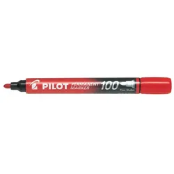 PILOT PEN Pilot SCA-100-R, Rot, Rundspitze, Schwarz, Rot, Kunststoff, Fein, 4,5