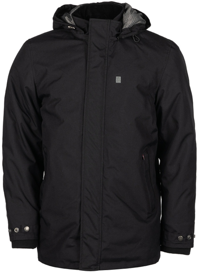 Helstons Max Motorfiets textiel jas, zwart, L