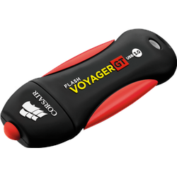 Corsair Flash Voyager GT (1000 GB, USB A, USB 3.0), USB Stick, Rot, Schwarz